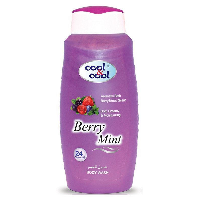 Cool & Cool Shower Gel 500ml Berry Mint