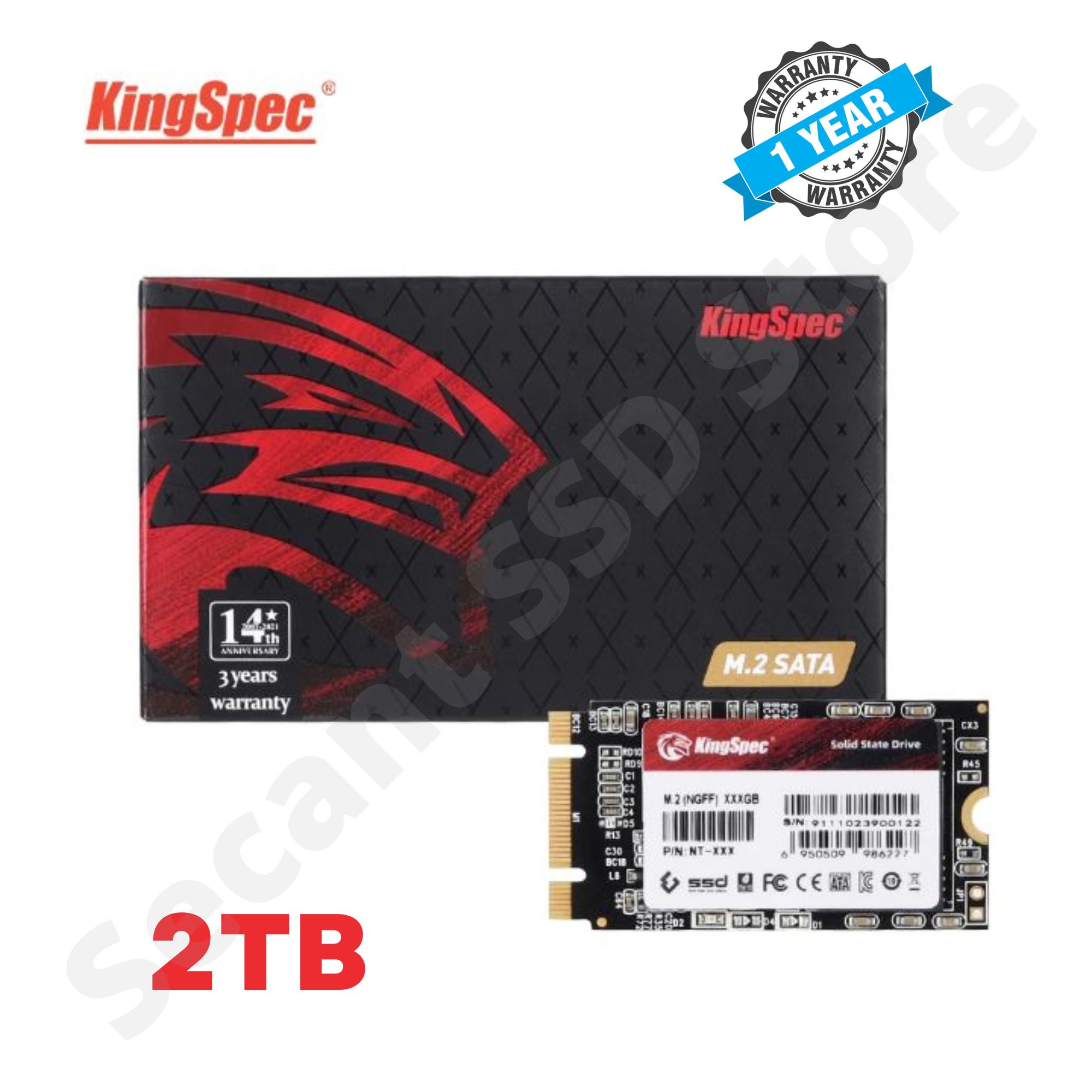 KingSpec M.2 2242 SSD M2 SSD 2TB M2 SATA SSD