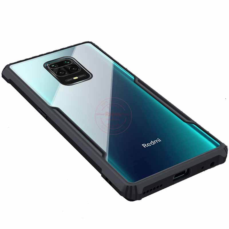 Rzants Xiaomi Redmi Note 9 Protective Anti Shock Case Black