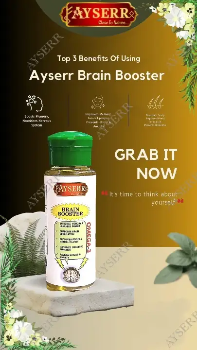 AYSERR --- BRAIN BOOSTER MASSAGE OIL