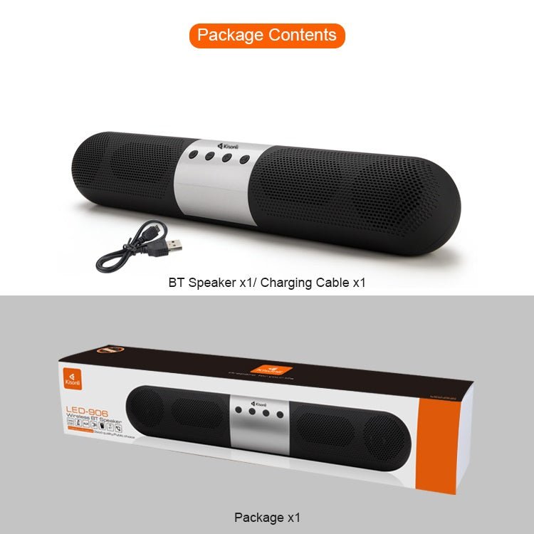 Kisonli LED-906 LED-909 LED-805 Smart Bluetooth Wireless Soundbar Desktop