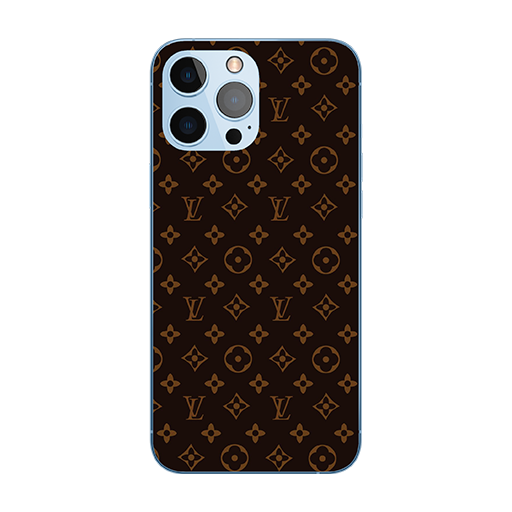 Customized Mobile Case for Apple iPhones (Louis-Vuitton-Pattern Design)