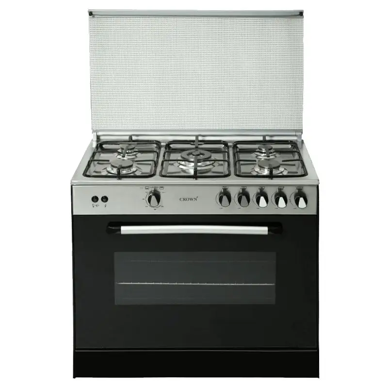 Crown 34 M – SS Cooking Range 34 Inch Top Non – Magnetic Auto Ignition Five Burner With Official Warranty