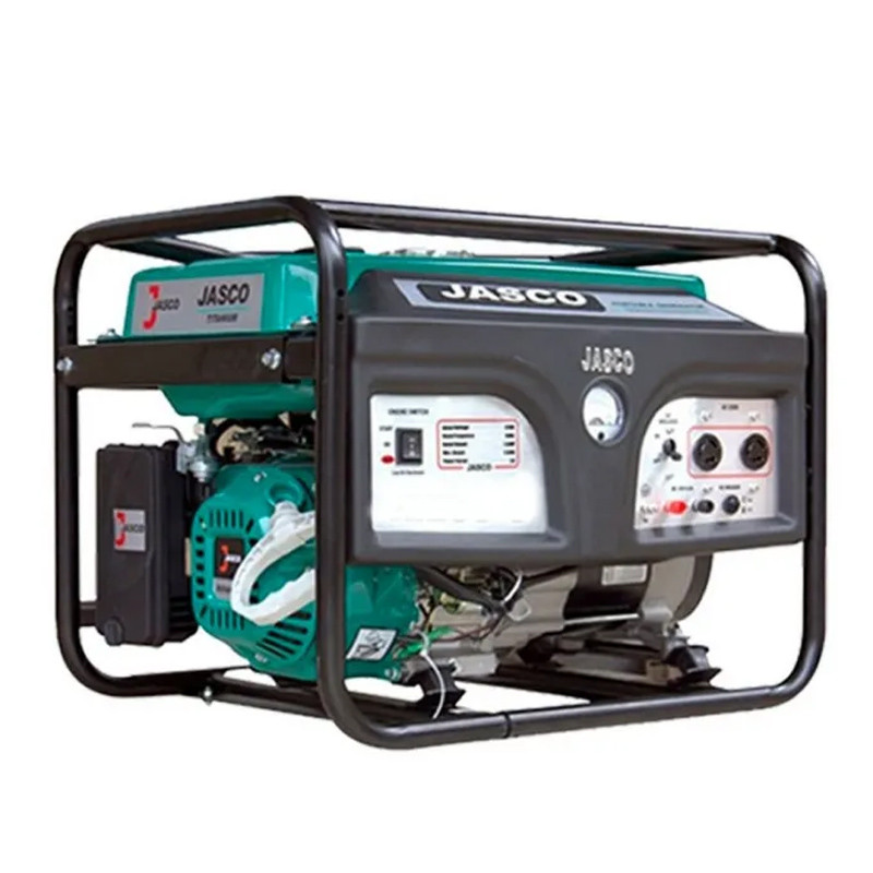 Jasco Titanium Series 2.5 Kva Dual Generator & Wheels Battery Gas Kit With Official