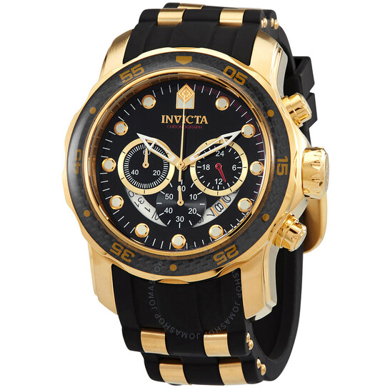 Invicta Pro Diver Chronograph Quartz Black Dial Men's Watch 35415