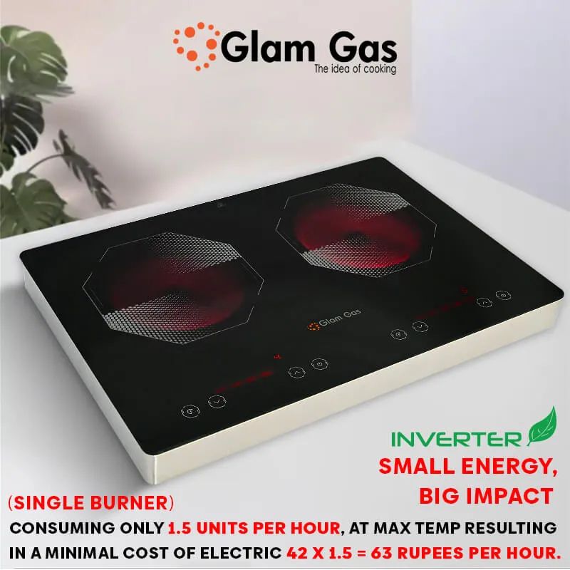 Glam Gas Hot Glow-920 Infrared Ceramic Cooker With Official Warranty