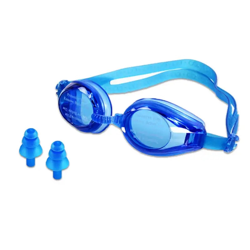 Swimming Goggles With Ear Plugs – Blue