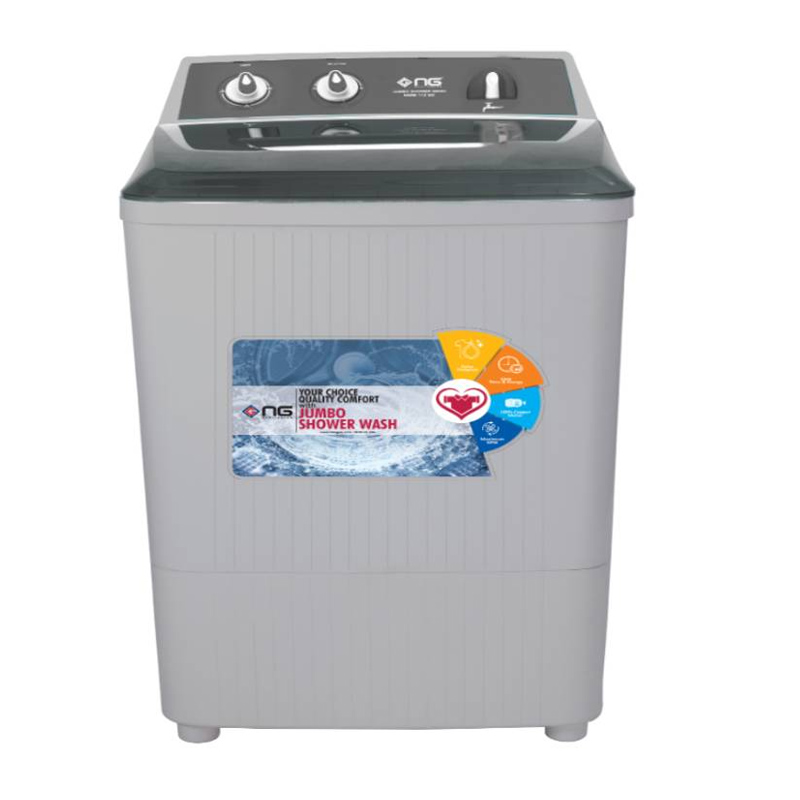 NasGas NWM-112 SD Semi Automatic Washing Machine With Official Warranty