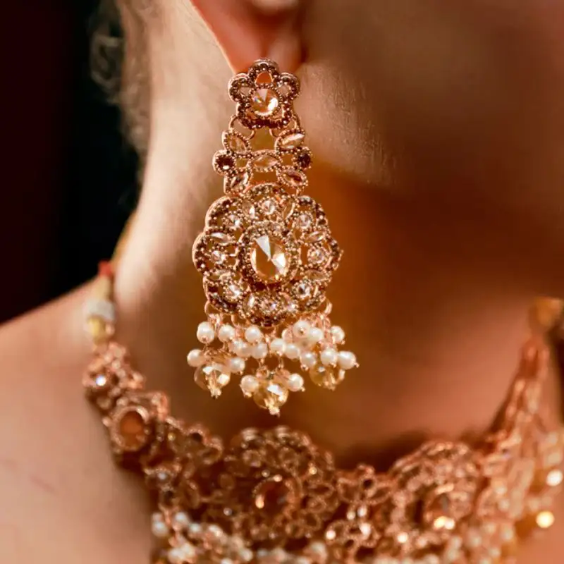 Noor-e-Rang Earing And Tika