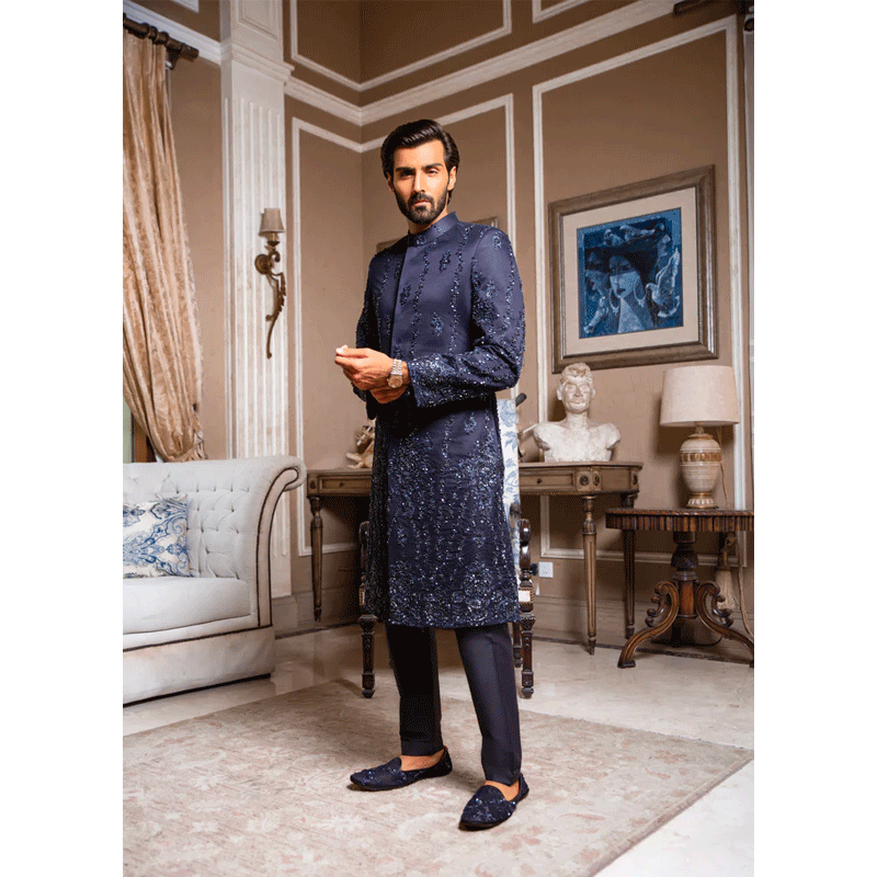 Nile Sherwani by Kurta Corner