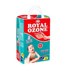 Royal Ozone Baby Diaper Large Size 4 Pack 50 Pcs