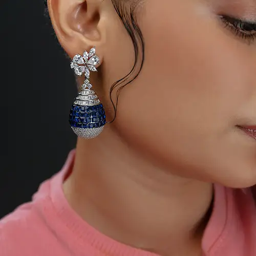 Crystal Drop Earings
