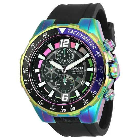 Invicta Aviator Chronograph Quartz Black Dial Men's Watch 24579