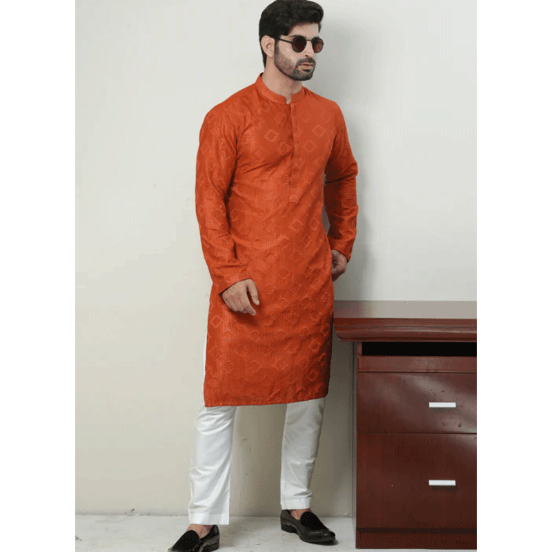 Kurta Corner Designer Kurta Pajama 7270-27