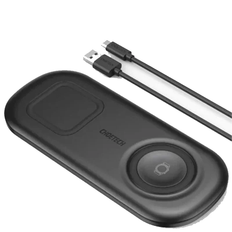 Choetech 2 In 1 Wireless Charger, 10W Max Wireless Charging Pad For Phones and Galaxy Watch