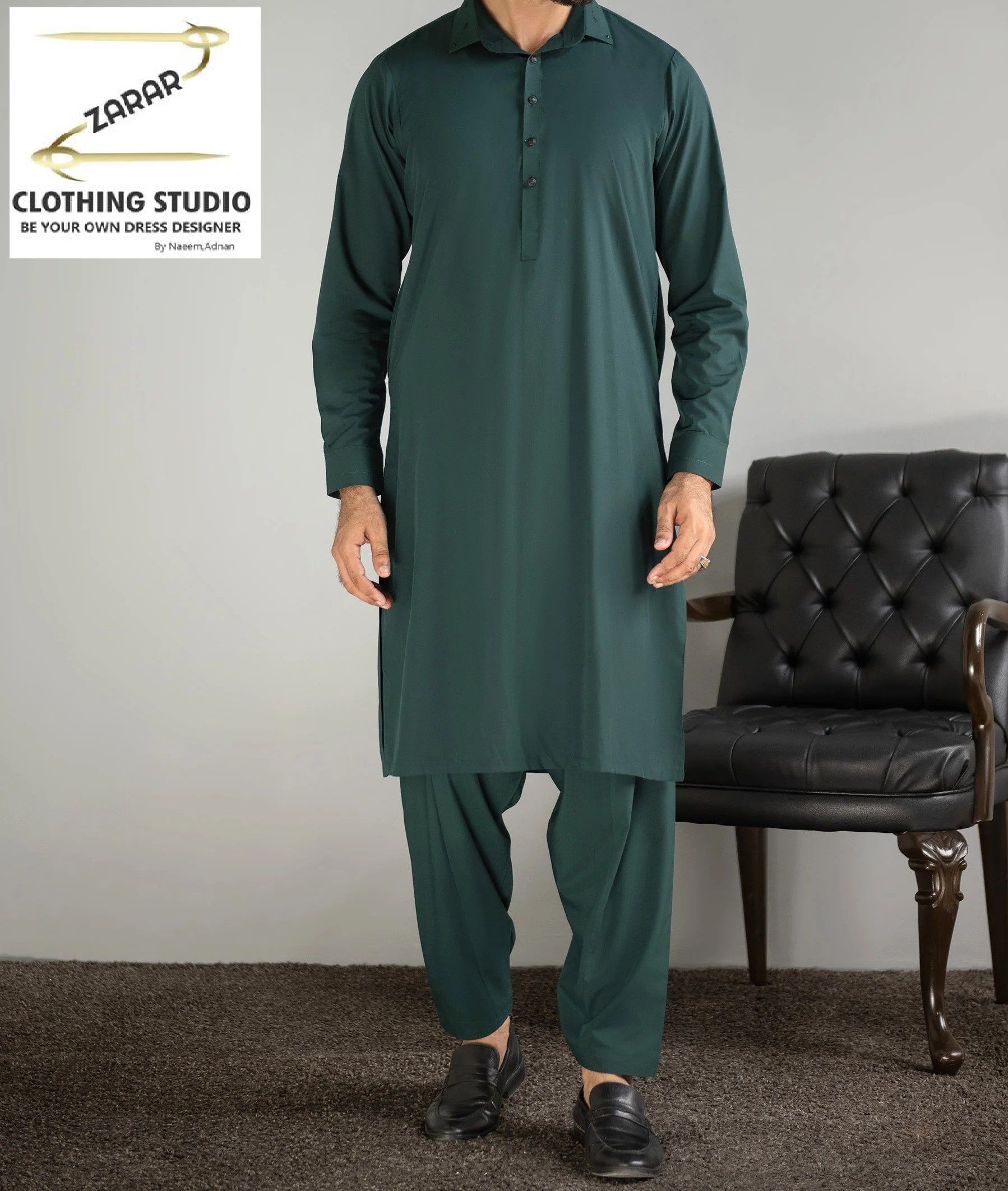 Sea Green (Wash n Wear Elite) zarar clothing studio