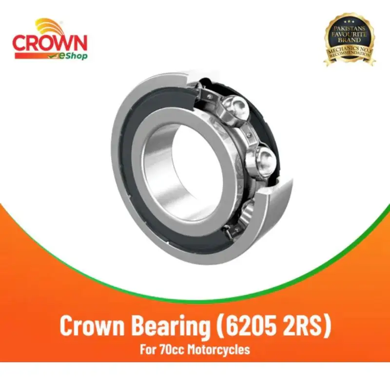 Crown Bearing (6205 2RS) for Motorcycles