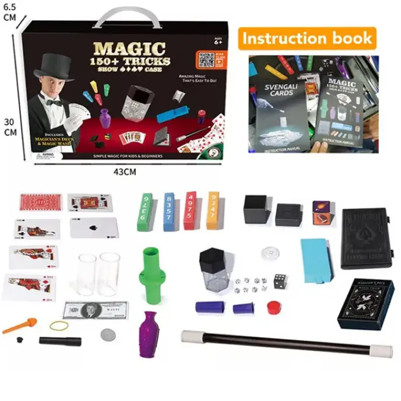 Kids Magic Black Box - 150+ tricks