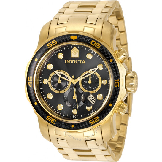 Invicta Pro Diver Chronograph Quartz Charcoal Dial Men's Watch