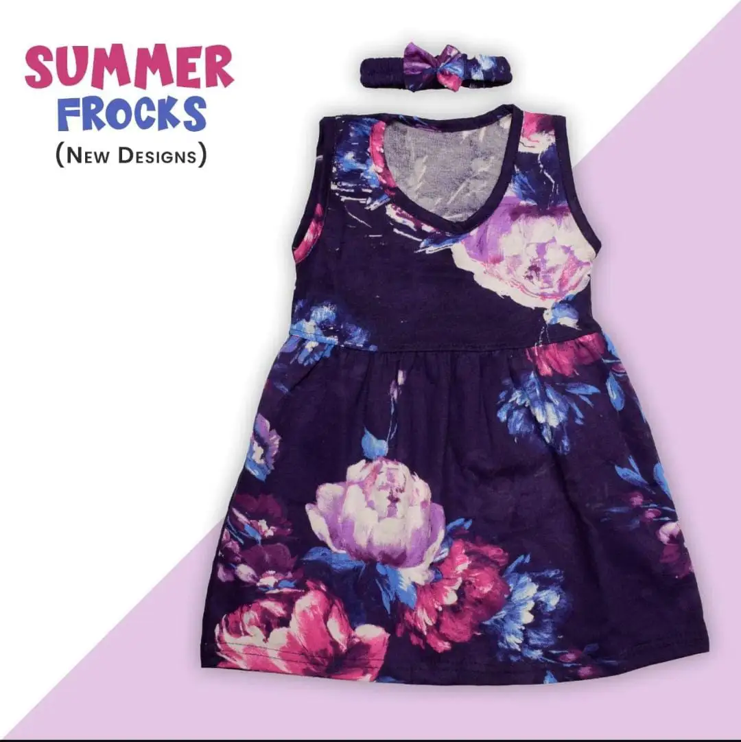 baby frocks floral print (3 years )