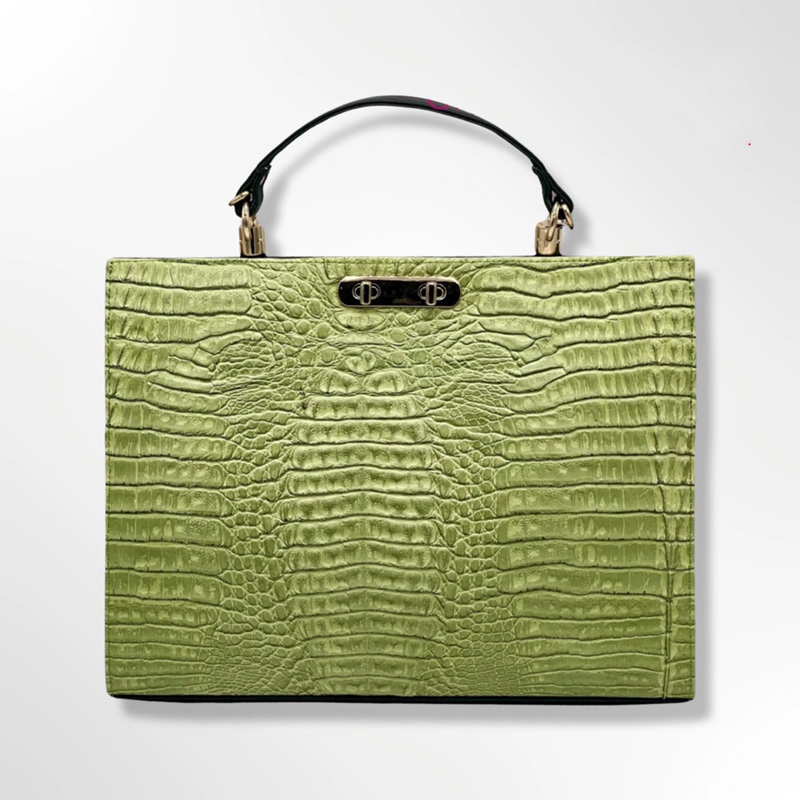 Garry's & Co Croc Top Handle Bag 7B