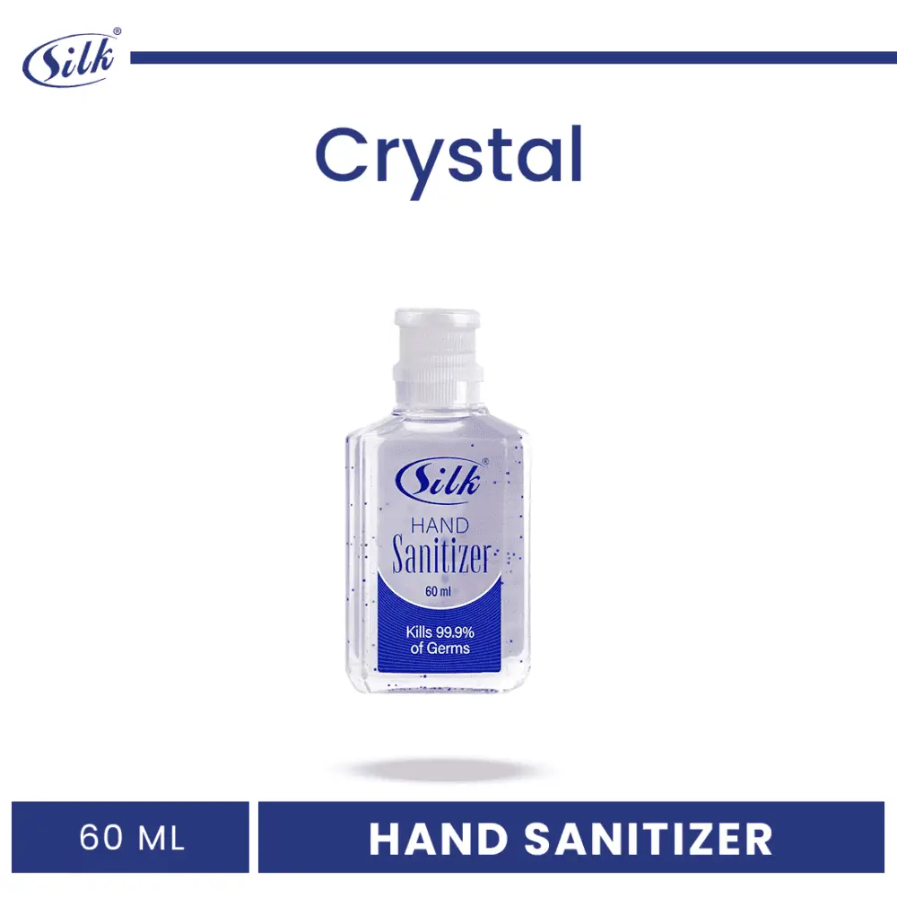Silk Hand Sanitizer Flip Top 60ml - Instant Germ Protection