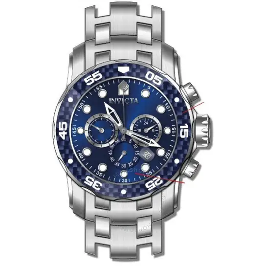 Invicta Pro Diver Chronograph Quartz Blue Dial Men's Watch 35396