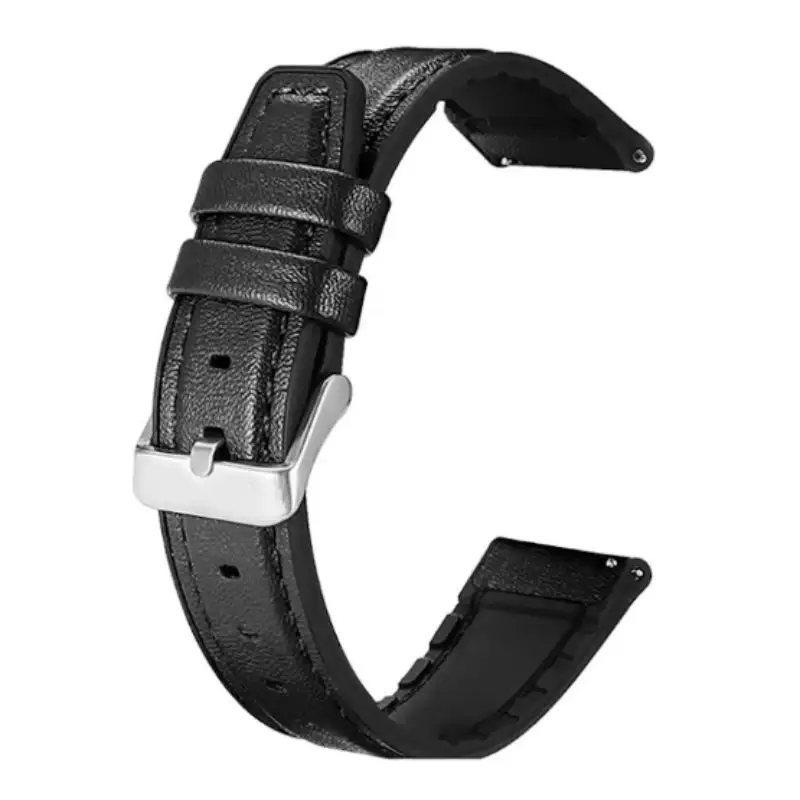 Strap for Samsung Galaxy Watch3 (45mm) PU Leather Strap