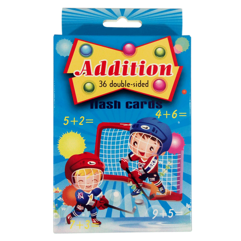 Addition Learning Flash Cards For Kids