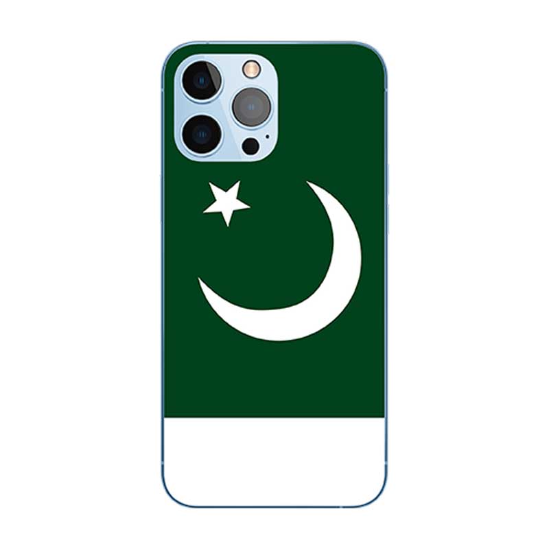 Customized Mobile Case for Apple iPhones (Pakistan Flag Design)