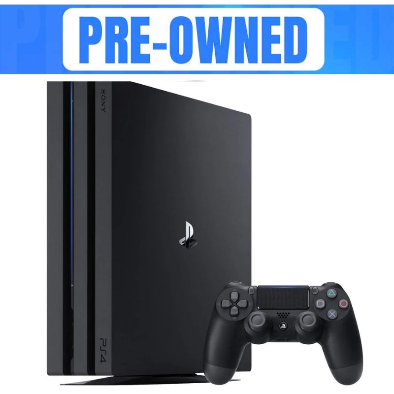 Sony PlayStation 4 Pro 1TB Console Jet Black Pre-Owned
