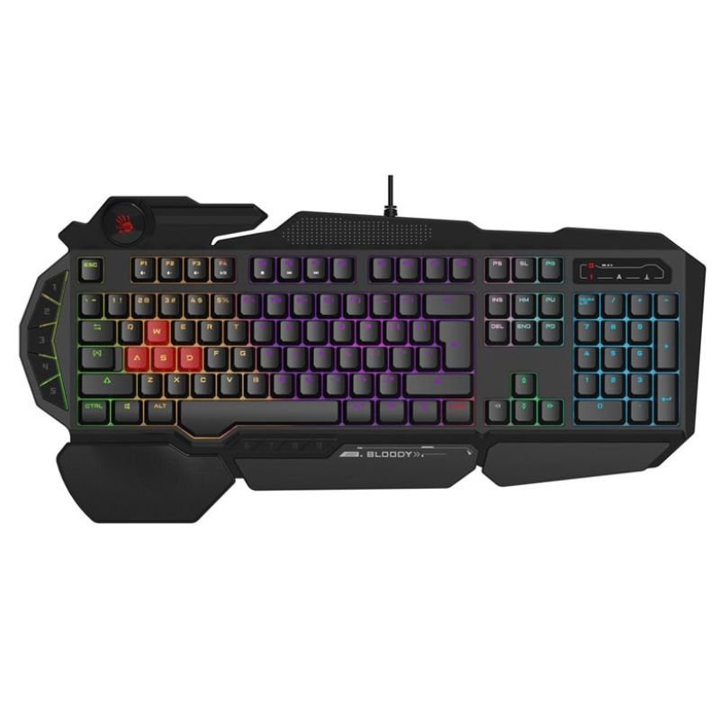 A4Tech Bloody B310N 7-Color Neon Lighting Gaming Keyboard With 1 Year Warranty