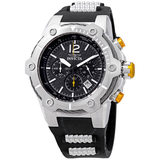 Invicta Bolt Chronograph Black Dial Men's Watch 25472