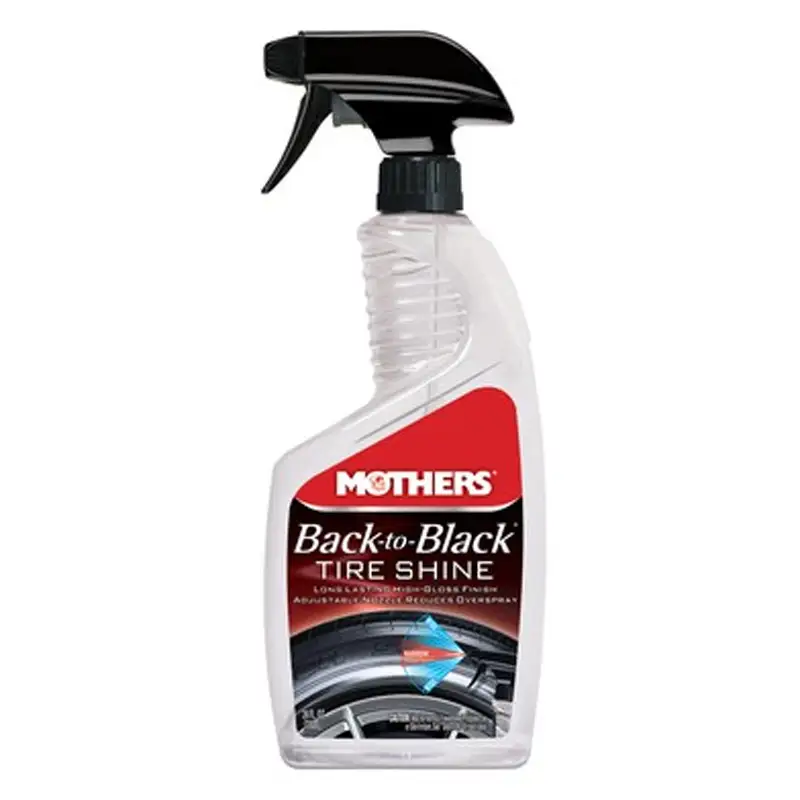 Mothers 06924 24 OZ Back To Black Tire Shine