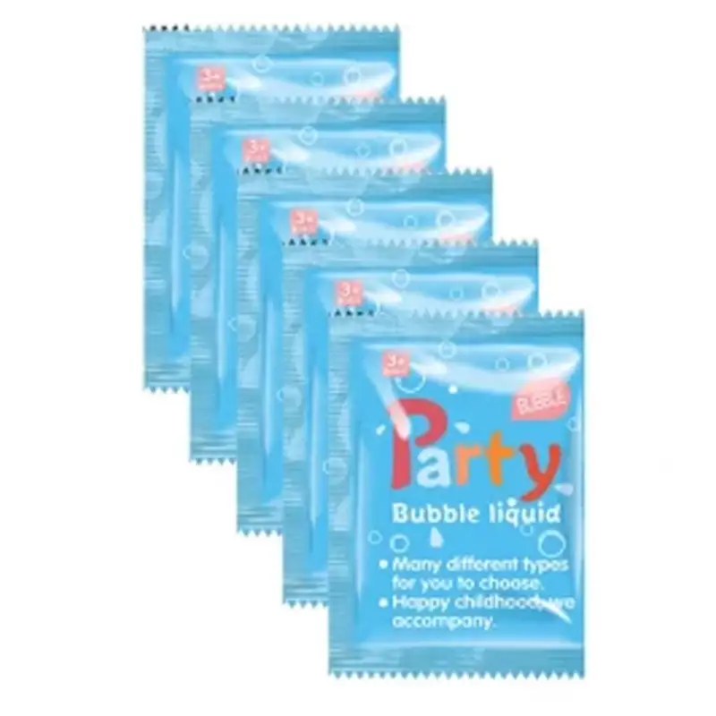 Refill Bubble Water Solution Concentrate Blowing Soap Liquid for kids 1x5 sachets