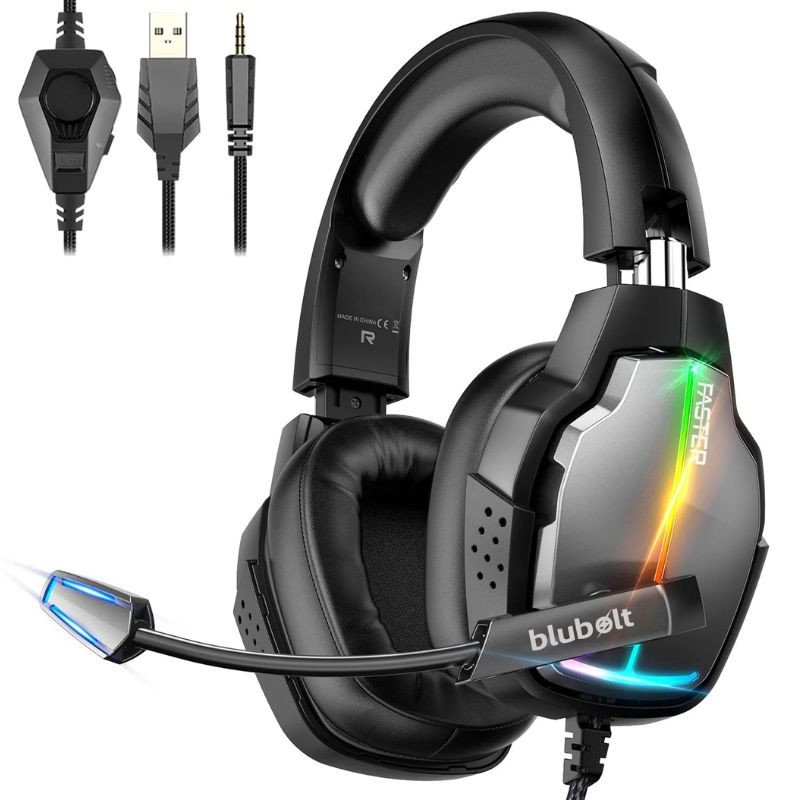 Faster BG-400 Gaming Headset With Noise Cancelling With Official Warranty