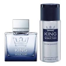 Antonio Banderas King Of Seduction Gift Set for Men - EDT 100ml + Deodorant Spray 150ml (8411061091746)