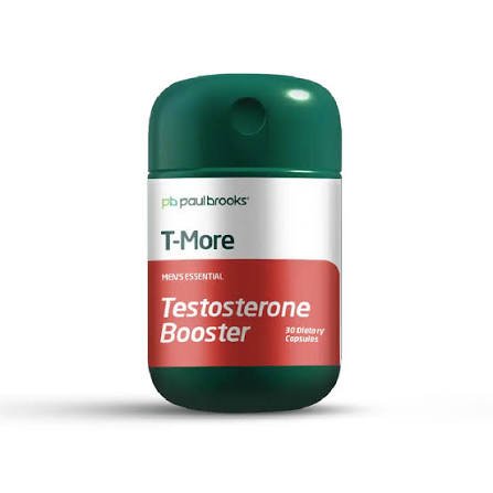 Paul Brooks T-More Testosterone Booster Capsules, 30 Ct