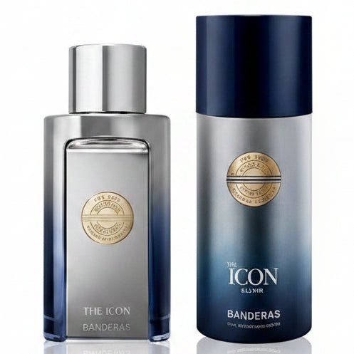 Antonio Banderas The Icon Elixir Gift Set for Men - EDP 100ml + Deodorant Spray 150ml (8411061092323)
