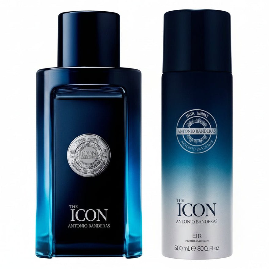 Antonio Banderas The Icon Gift Set for Men - EDT 100ml + Deodorant Spray 150ml (8411061074459)