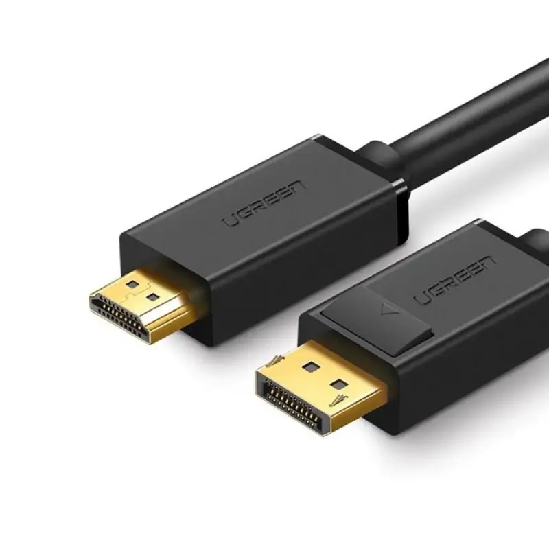 UGREEN DP MALE TO HDMI MALE CABLE 10239 1.5-METER(BLACK)