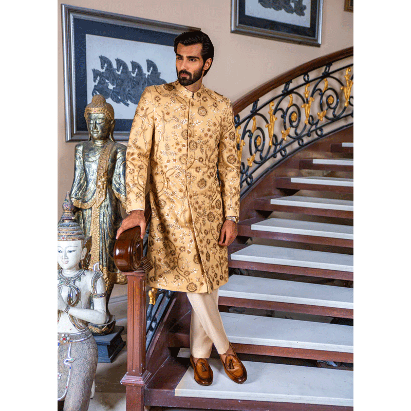 Quonain Sherwani by Kurta Corner