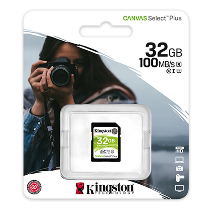 Kingston 100MB/s SD Card 32GB