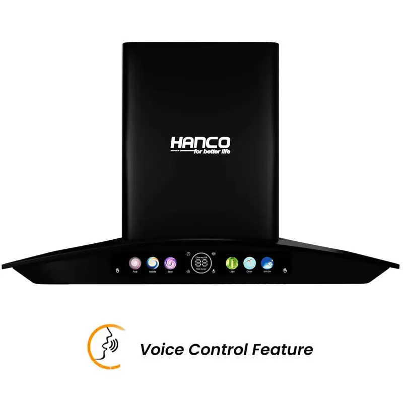 Hanco HD-085 Smart Stainless Steel Hood (Voice Control Feature) With Official Warranty