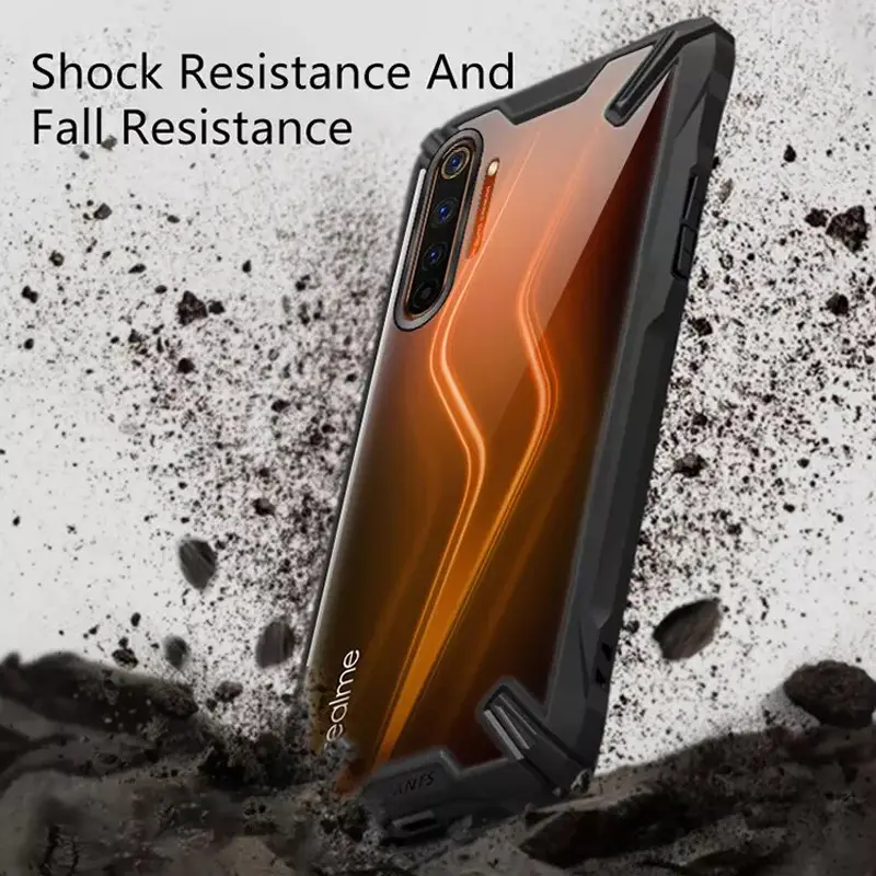 Rzants OPPO Realme 6 Pro Transparent Matte ShockProof Slim Thin Cover Phone