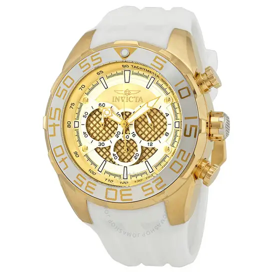 Invicta Speedway Chronograph Gold Dial Men's Watch
