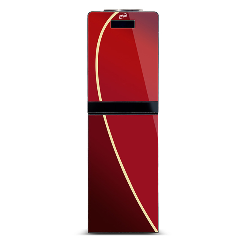 Homage HWD-49432 Glass Door Water Dispenser With Official Warranty (Red)