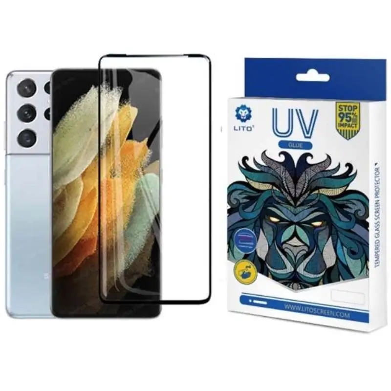 Samsung S21 Ultra LITO UV Liquid Full Glue Tempered Glass Screen Protector
