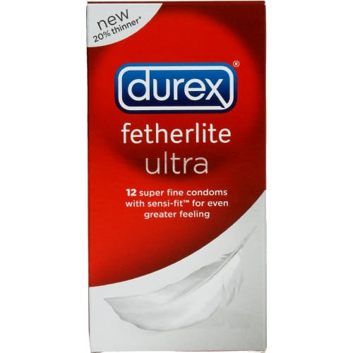 Durex Fetherlite Ultra Condoms Pack of 12s