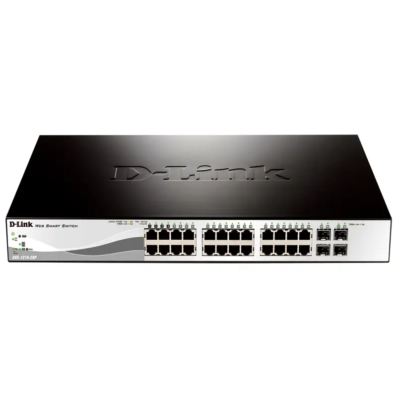 D-Link DGS-1210-28P 24 Ports POE Smart Switch